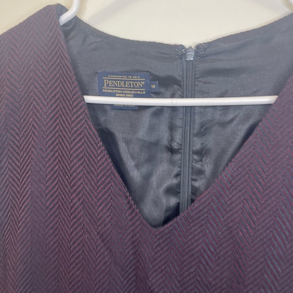 Pendleton 100% Virgin Wool Tweed ShiftDress - Picture 5 of 6